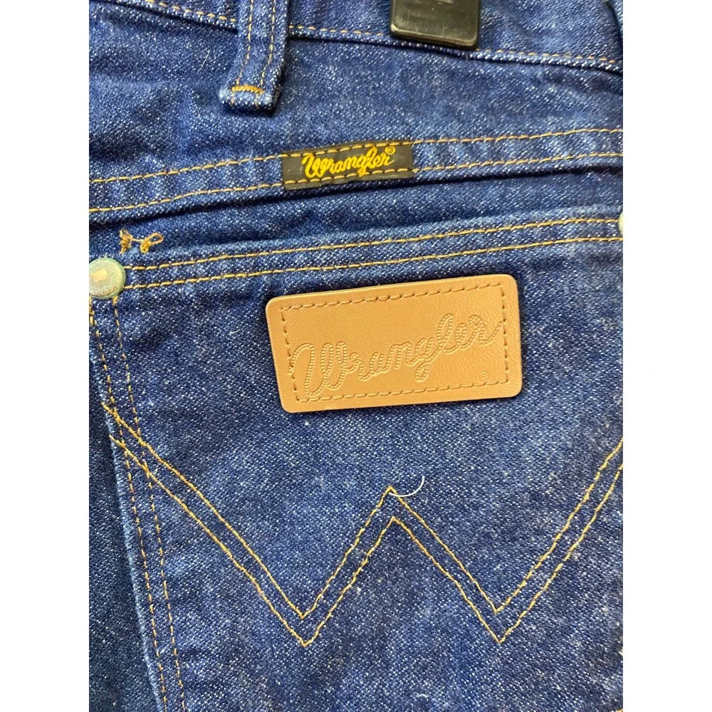 Wrangler 13MWZPW Cowboy Cut Original Fit Indigo Jeans Mens 34 x 32